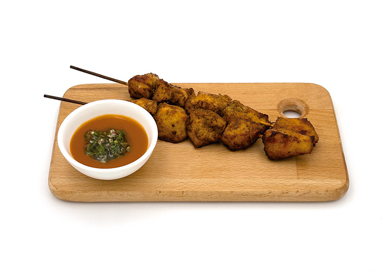 Brocheta de pollo